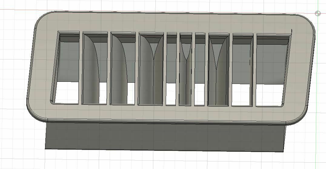 STL file VW T4 demist air vent・3D printing template to download・Cults